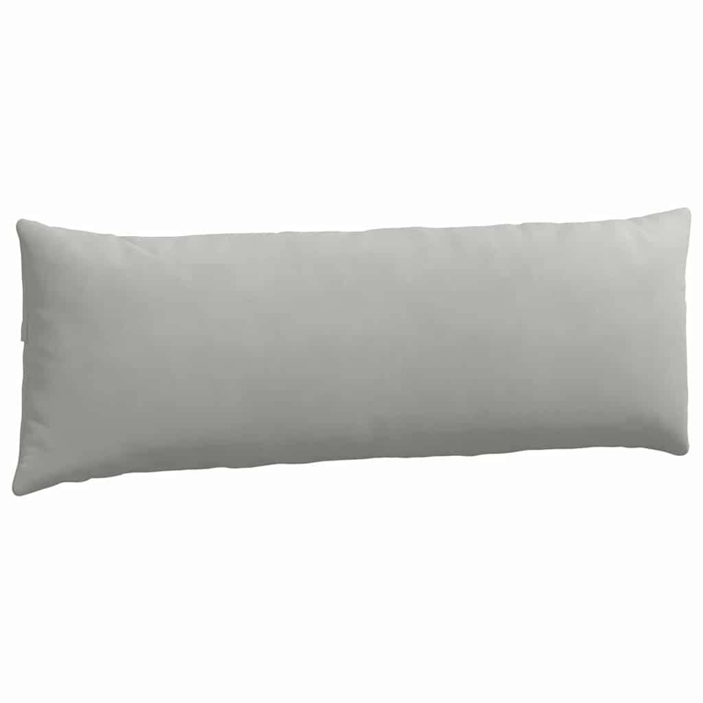 Coussins de Banc (x2) en Tissu Housse Amovible et Lavable pour Salon Gris Clair 120x40 cm – ComfortXL Outdoor Living - Image 5
