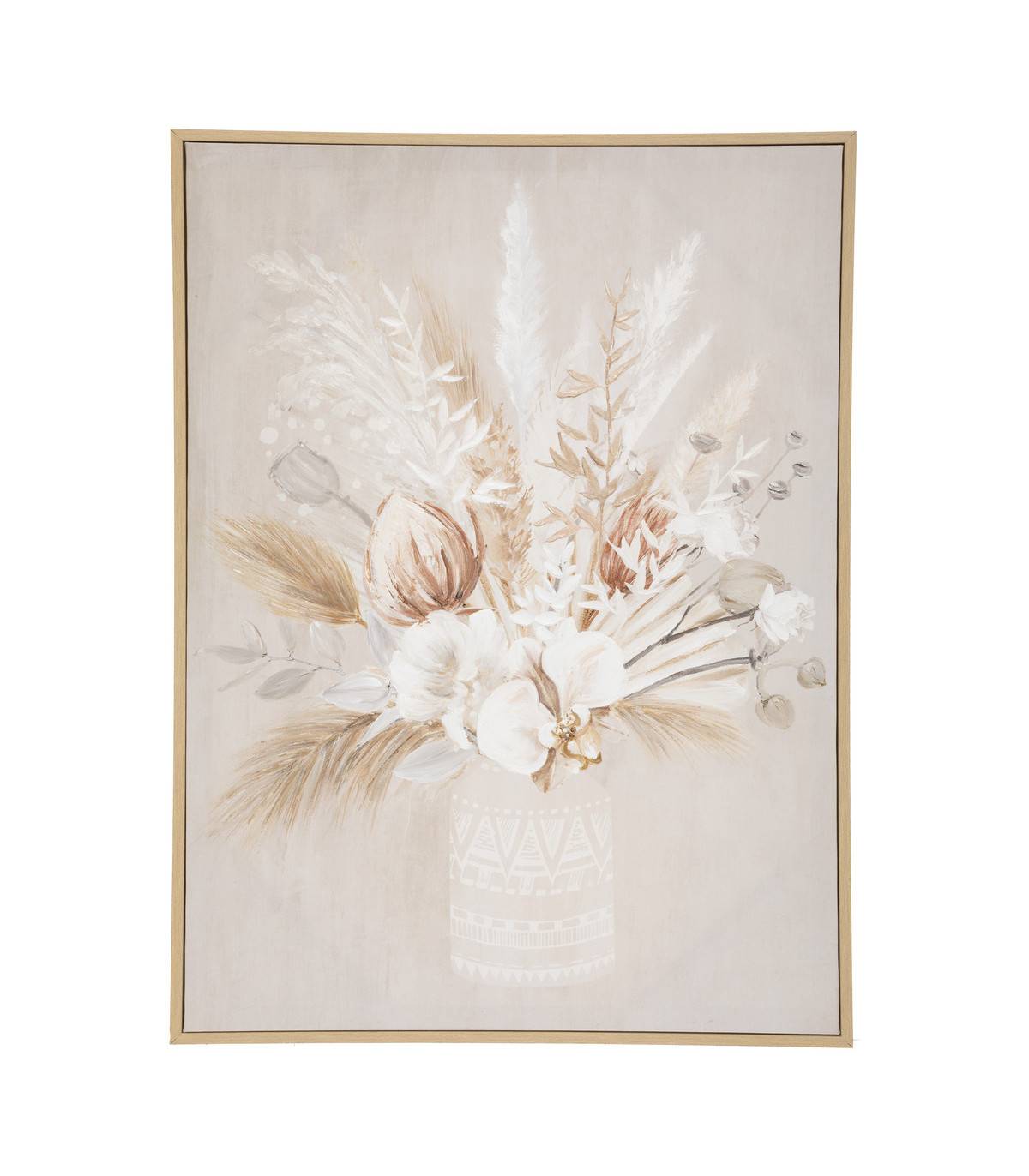 Tableau Toile murale encadrée peinte Bouquet poétique 50 x 70 cm - Image 1