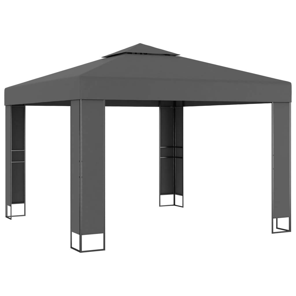 Tonnelle Aluminium Anthracite avec LED 3 x 3 x 2.73 m - PANGIVO - Image 3