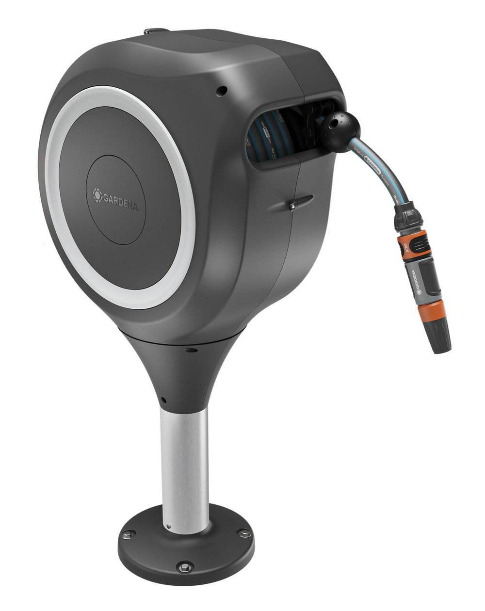 Gardena - Dévidoir automatique pour terrasse RollUp S 15m - Blanc Gardena
