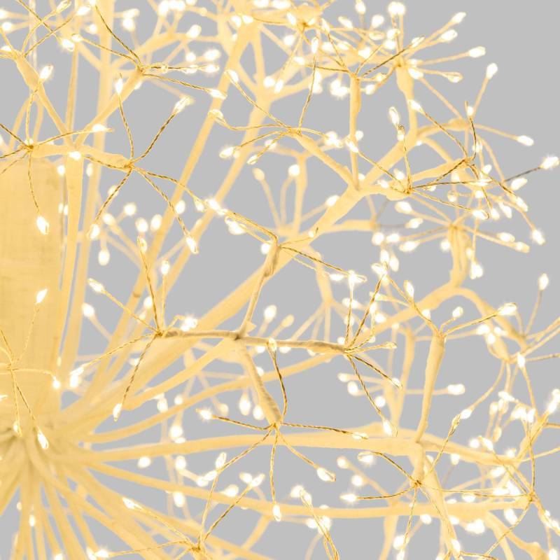 Lotti - Branche Sphère Riche RICH Blanche Ø60cm 1200 MicroLED FlashLED avec Rameaux Lotti - Image 6