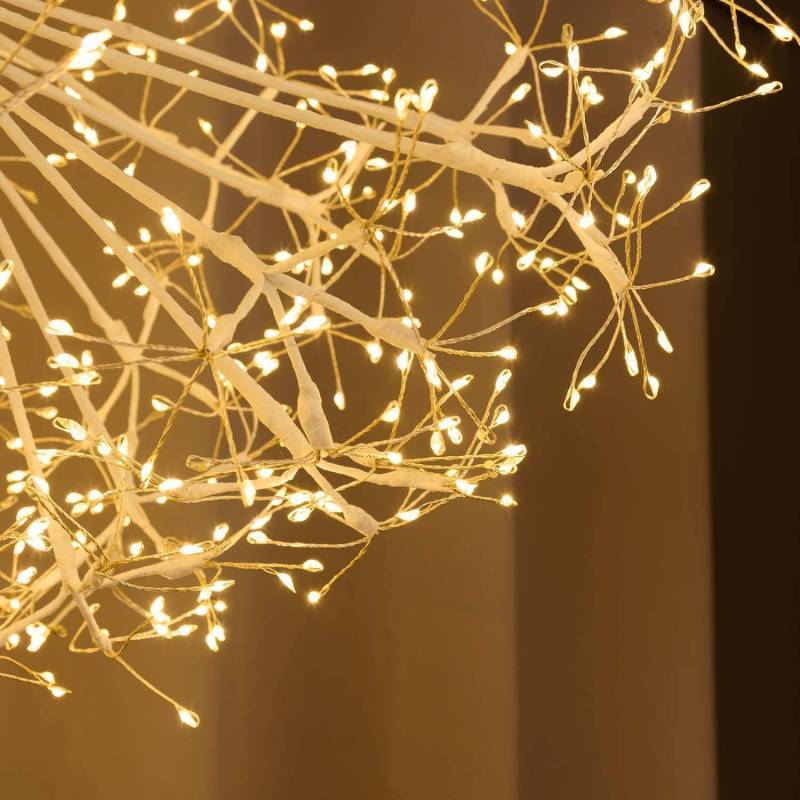 Lotti - Branche Sphère Riche RICH Blanche Ø60cm 1200 MicroLED FlashLED avec Rameaux Lotti - Image 7