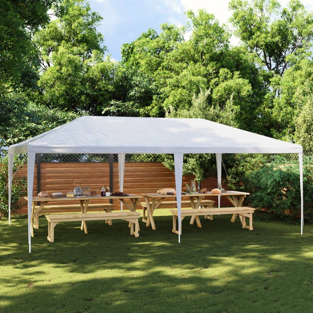 Maison Chic - Tonnelle de jardin - Tente de réception 4x6 m Blanc - Meuble Pro - Image 2