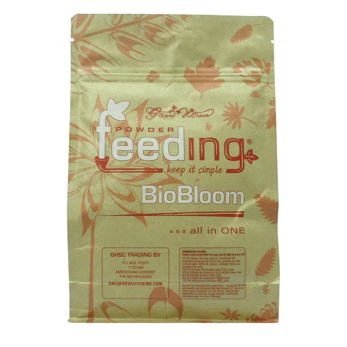 Engrais BIOBLOOM Powder Feeding 2.5 kilos - GREEN HOUSE