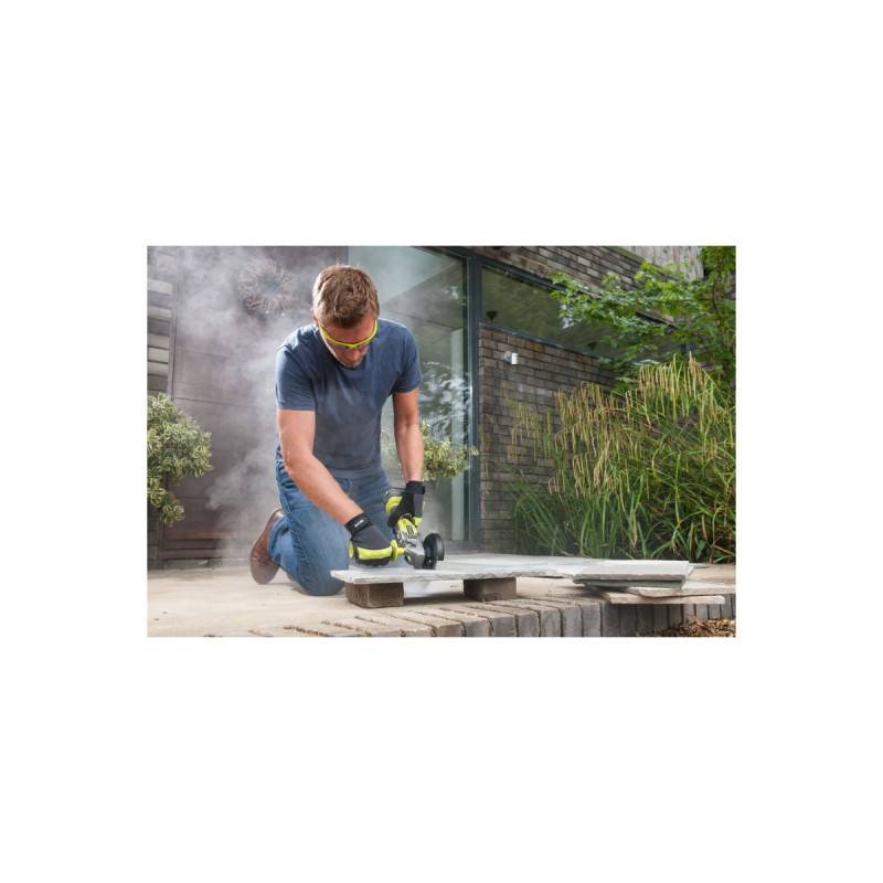 Ryobi - Pack RYOBI Meuleuse d'angle brushless R18AG7-0 - 18V One+ - 1 batterie 2.0Ah - 1 chargeur rapide RC18120-120 - Kit 6 disque 125 mm - Image 5
