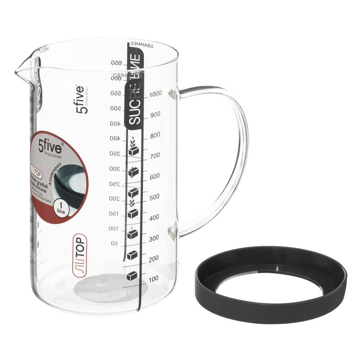 Verre doseur 1L "Silitop" - 5five - Image 3