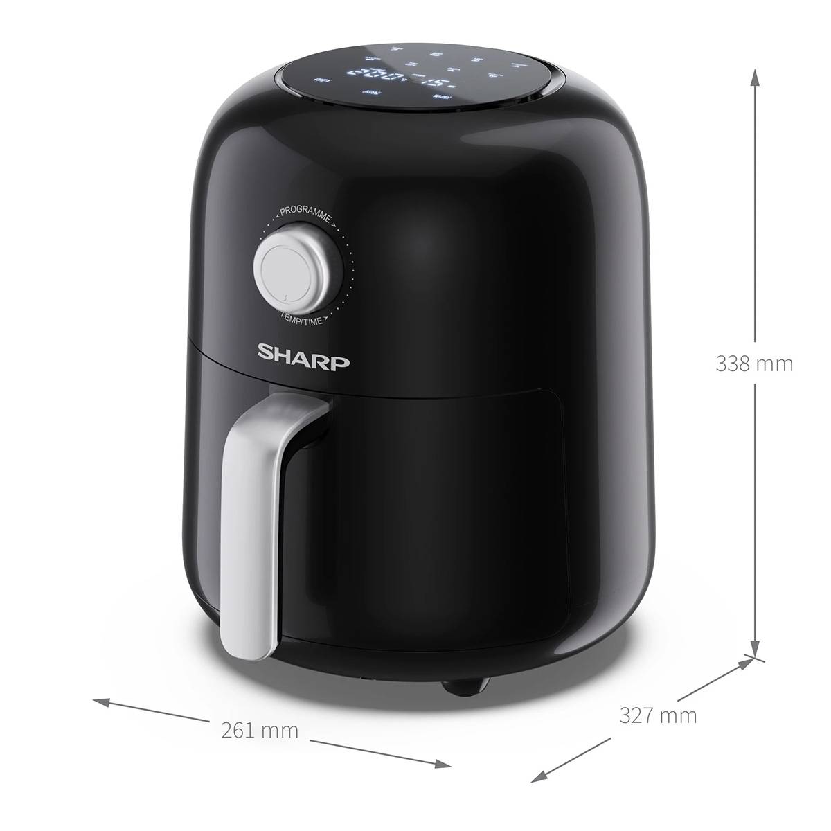 Friteuse sans huile 4l 1300w noir AF-GS404AE-B Sharp - Image 3