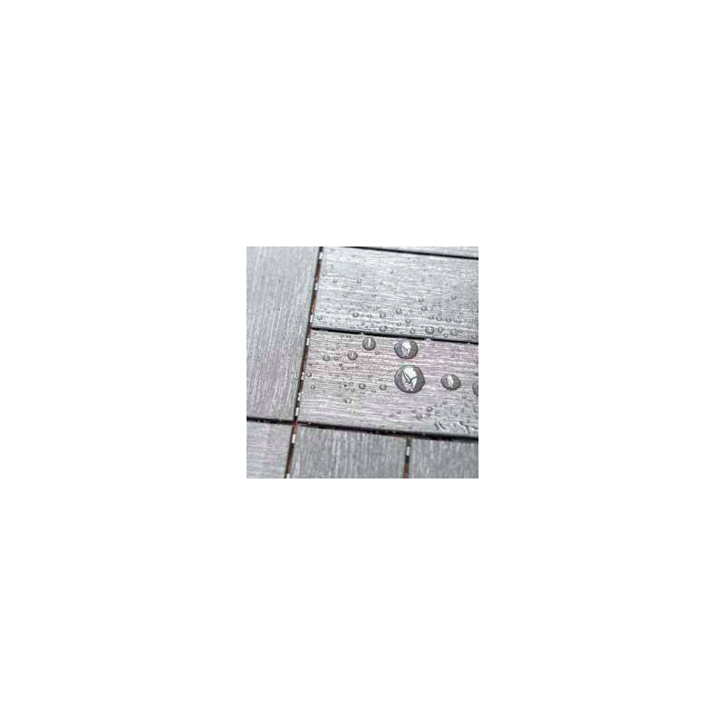 Dalle clipsable jardin finition bois "A l'italienne" - 56 x56 cm - Gris anthracite  - ArtPlast - Image 6