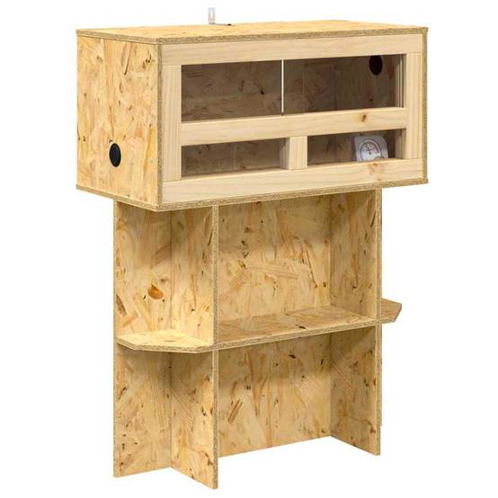 Vidaxl - Terrarium Marron 60 x 30 x 80 cm OSB vidaXL 3397895 - Image 2