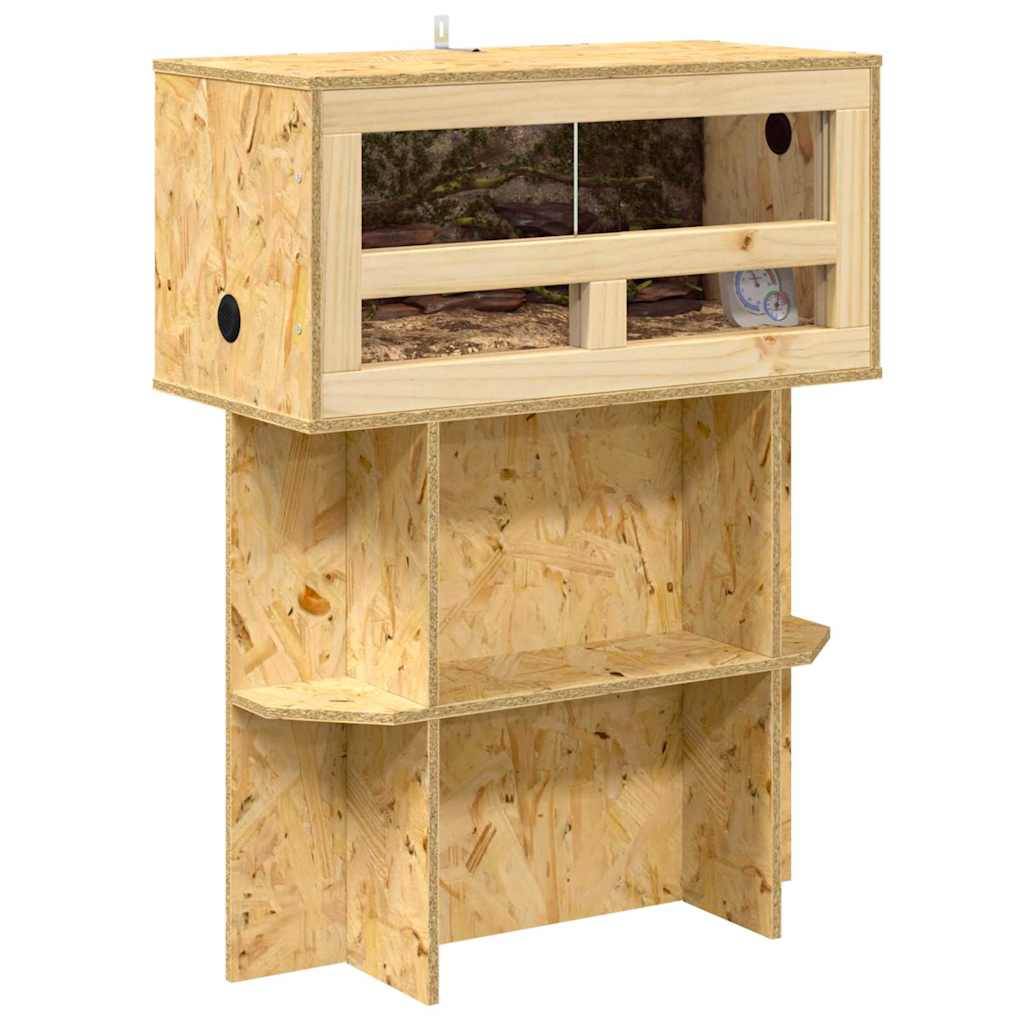 Vidaxl - Terrarium Marron 60 x 30 x 80 cm OSB vidaXL 3397895 - Image 4