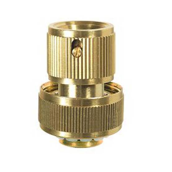 Ribimex - Raccord rapide laiton Aquastop 19 mm