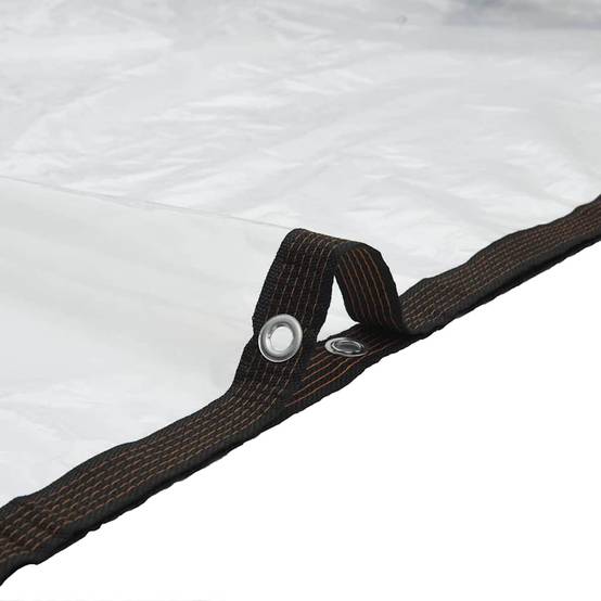 Toile Multi-Usages Transparente PE 140g/m² Imperméable pour Terrasse et Pergola 6x10 m – ComfortXL Outdoor Living - Image 7