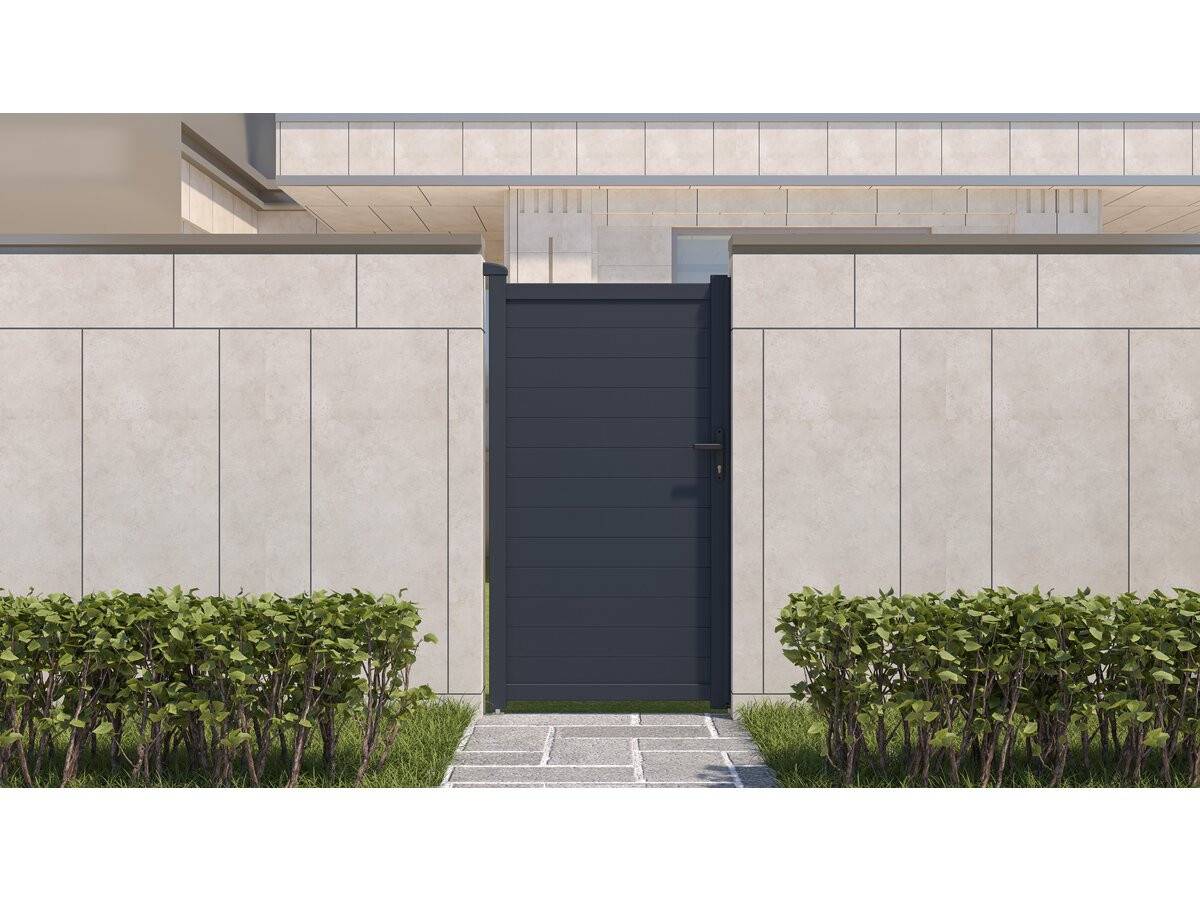 Portillon Aluminium "marc" - 101.2 X 180.9 Cm - Gris -habitat Et Jardin - Image 2