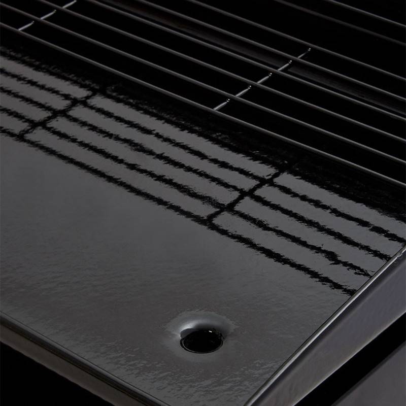 Brasero - Plancha à gaz Silvia II G 3 Feux - BRASERO - Plaque Fonte émaillée fabriquée en France - 67 x 34 cm - 7,5 kW + Housse OFFERTE - Image 4