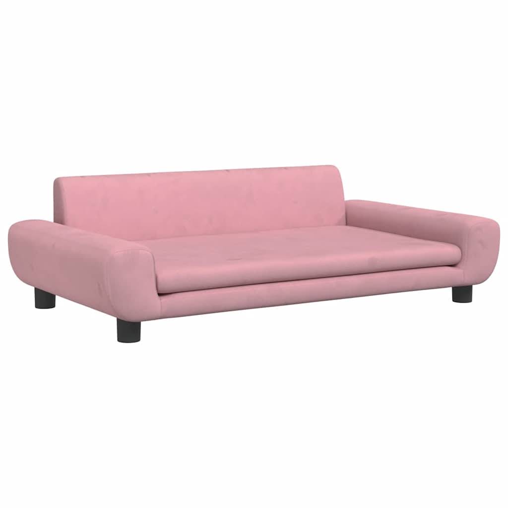 Vidaxl - Lit pour chien rose 100x54x33 cm velours vidaXL 171984 - Image 2