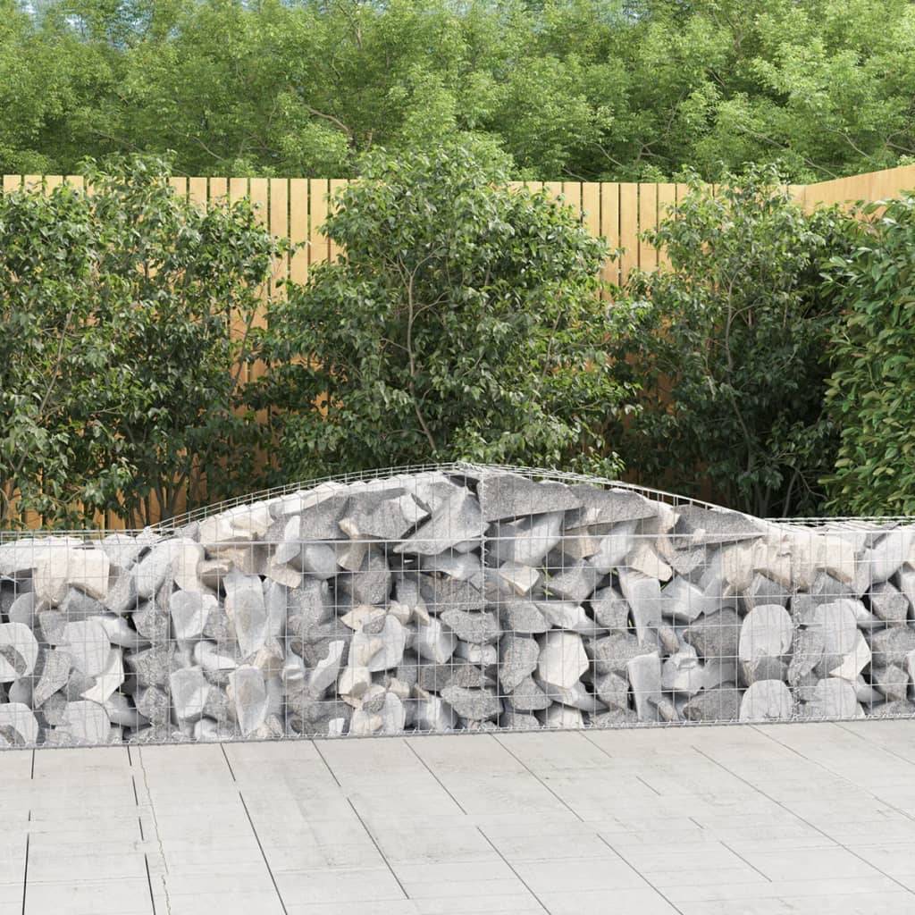 Vidaxl - Paniers à gabions arqués 25 pcs 400x50x60/80 cm Fer galvanisé vidaXL 3146981 - Image 1