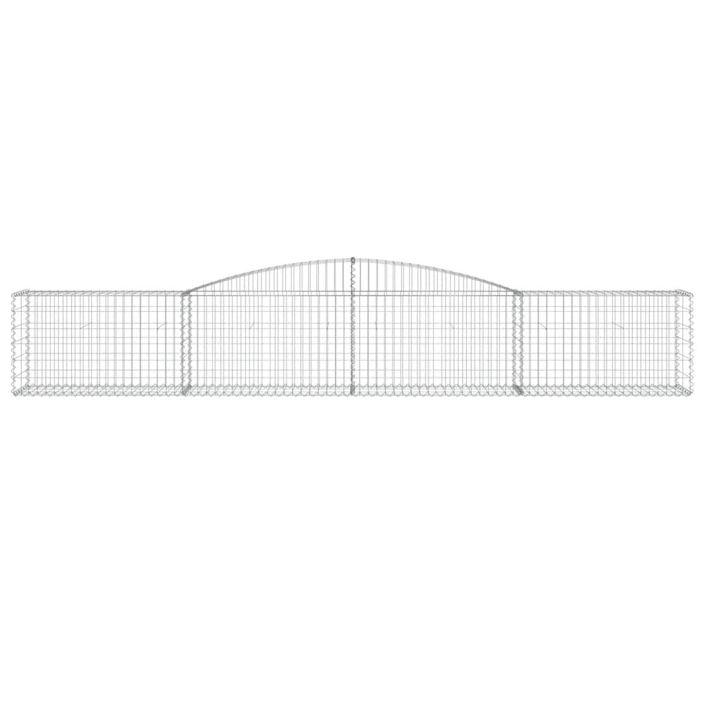 Vidaxl - Paniers à gabions arqués 25 pcs 400x50x60/80 cm Fer galvanisé vidaXL 3146981 - Image 5