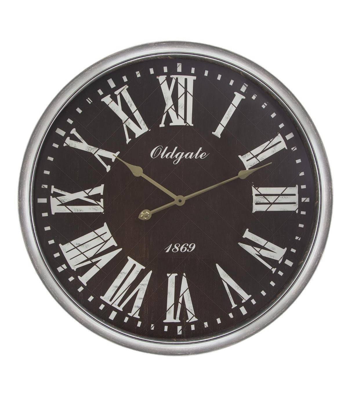 Grande Pendule murale avec moulures vintage et rétro D 76 cm - Image 1