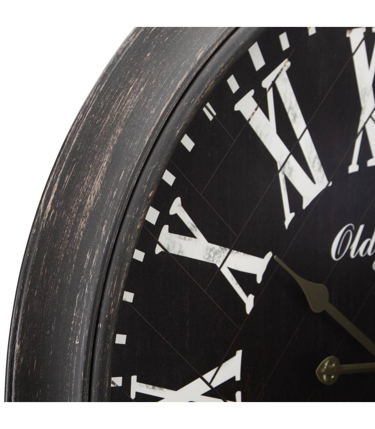 Grande Pendule murale avec moulures vintage et rétro D 76 cm - Image 2