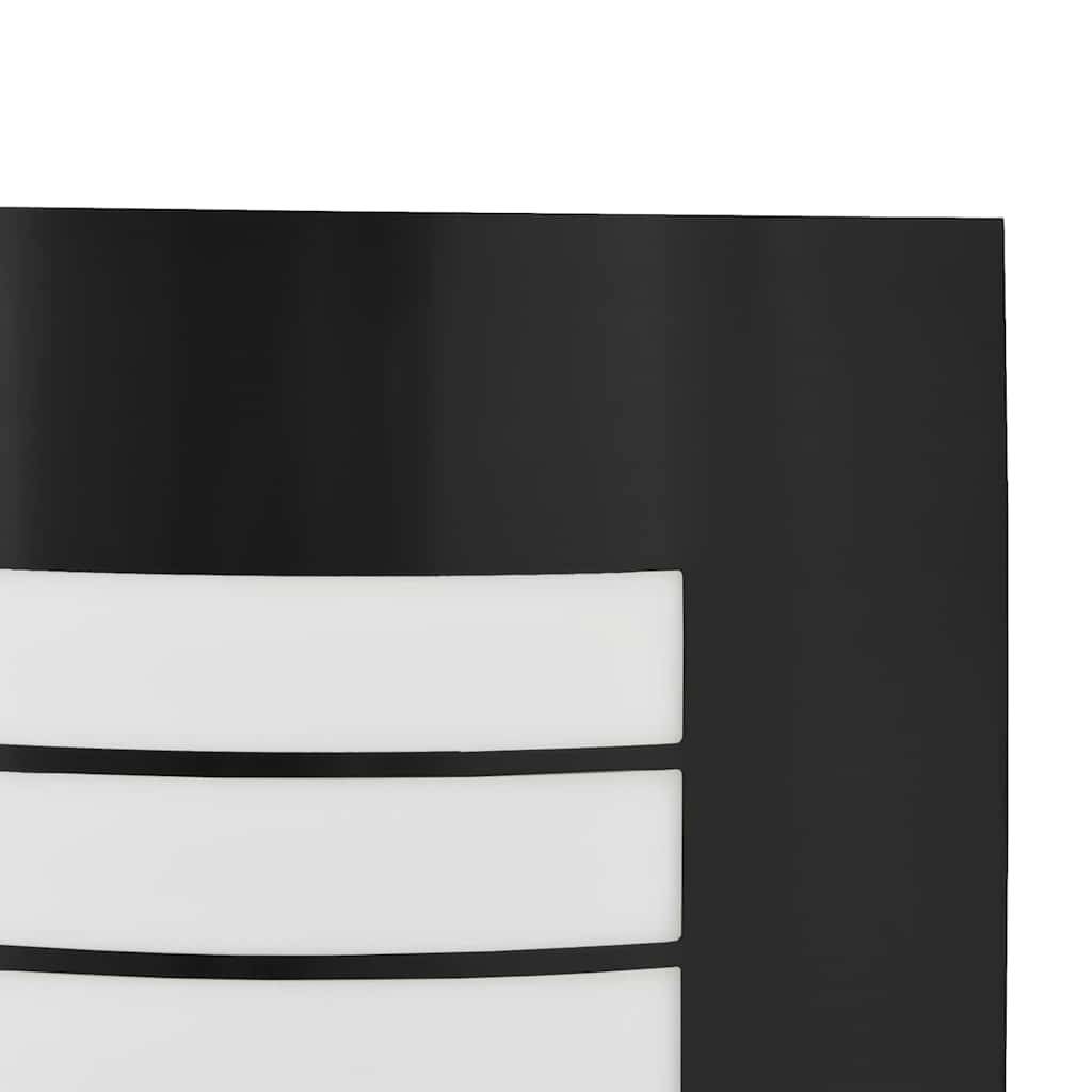 2pcs Appliques murales extérieures - Lampes murales extérieures Noir 23,5 x 10,5 x 26 cm g27 - Image 7