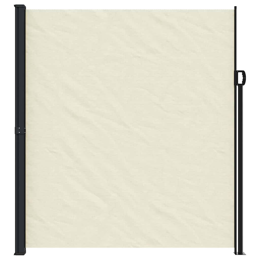 Auvent latéral rétractable polyester crème 500 x 220 cm - PANGIVO - Image 3