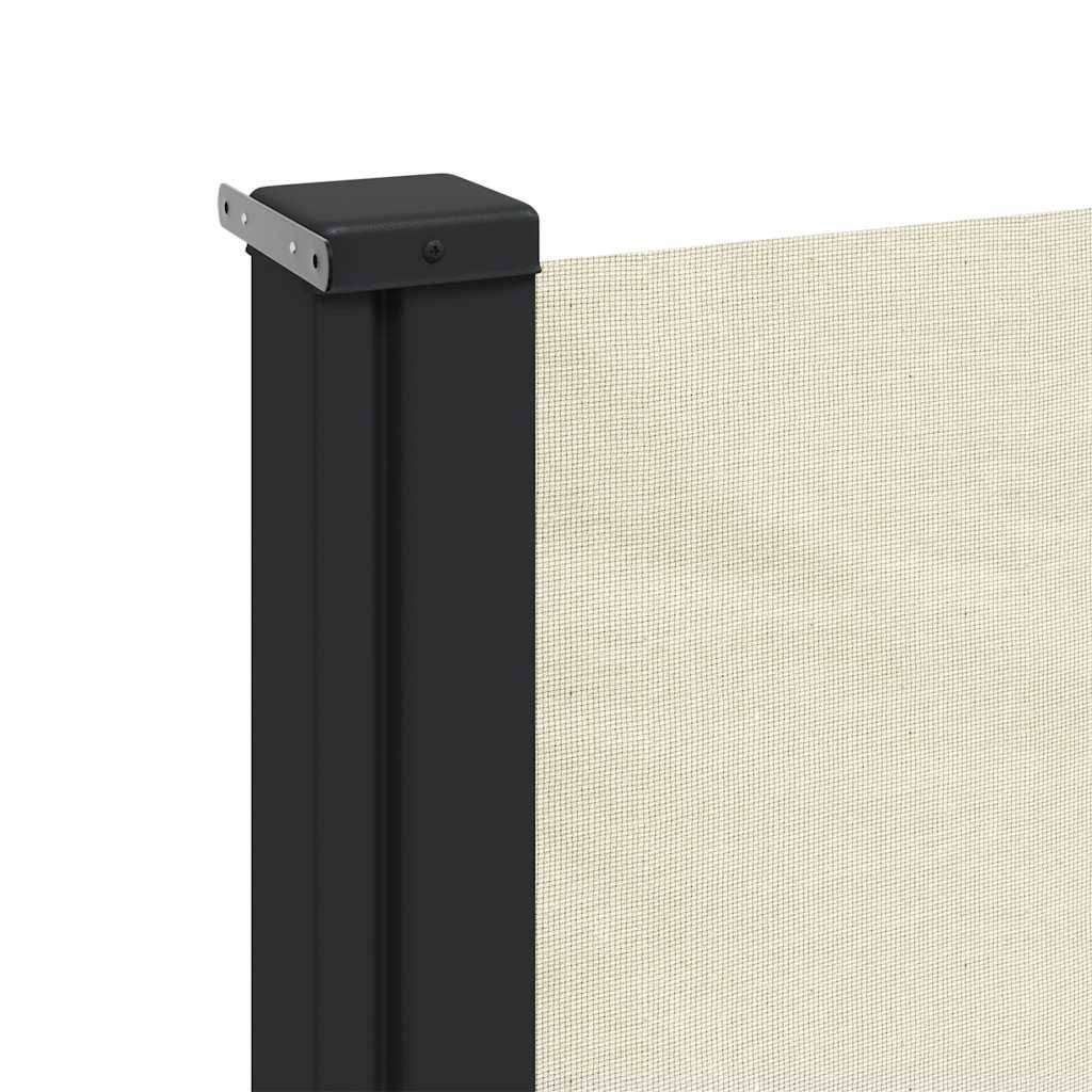 Auvent latéral rétractable polyester crème 500 x 220 cm - PANGIVO - Image 7