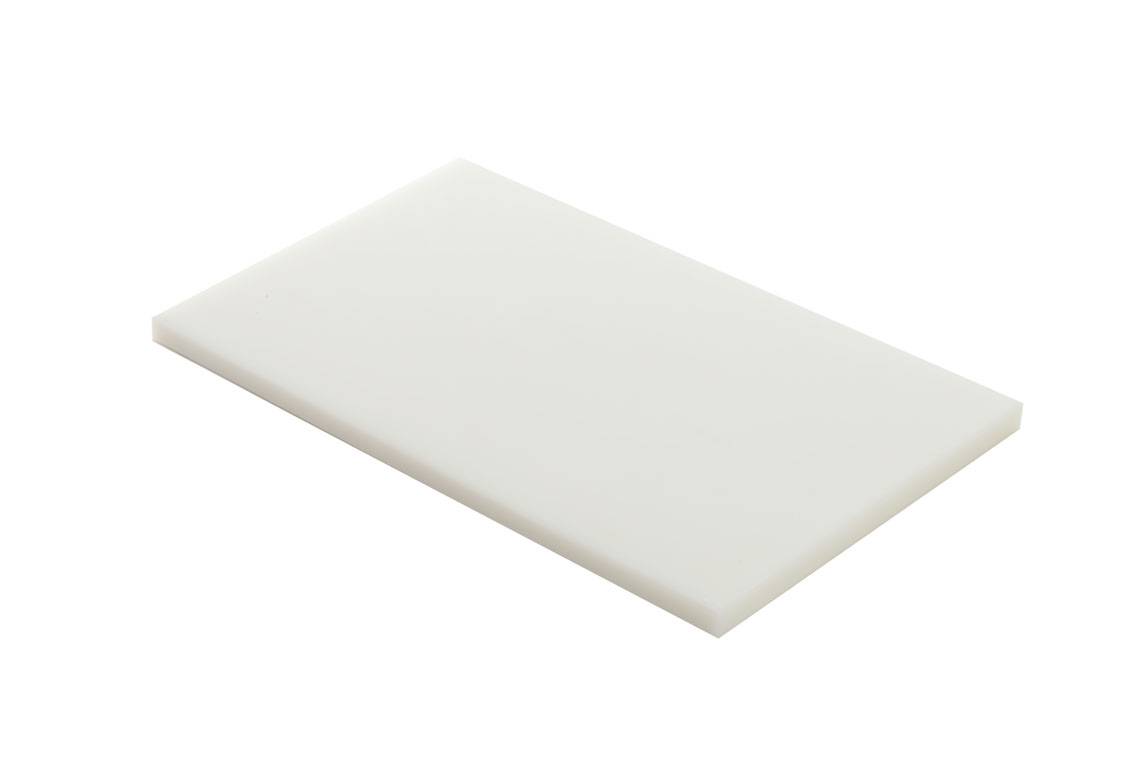 Planche à découper PEHD 500 Blanc 50x30x2 cm - Matériel CHR Pro