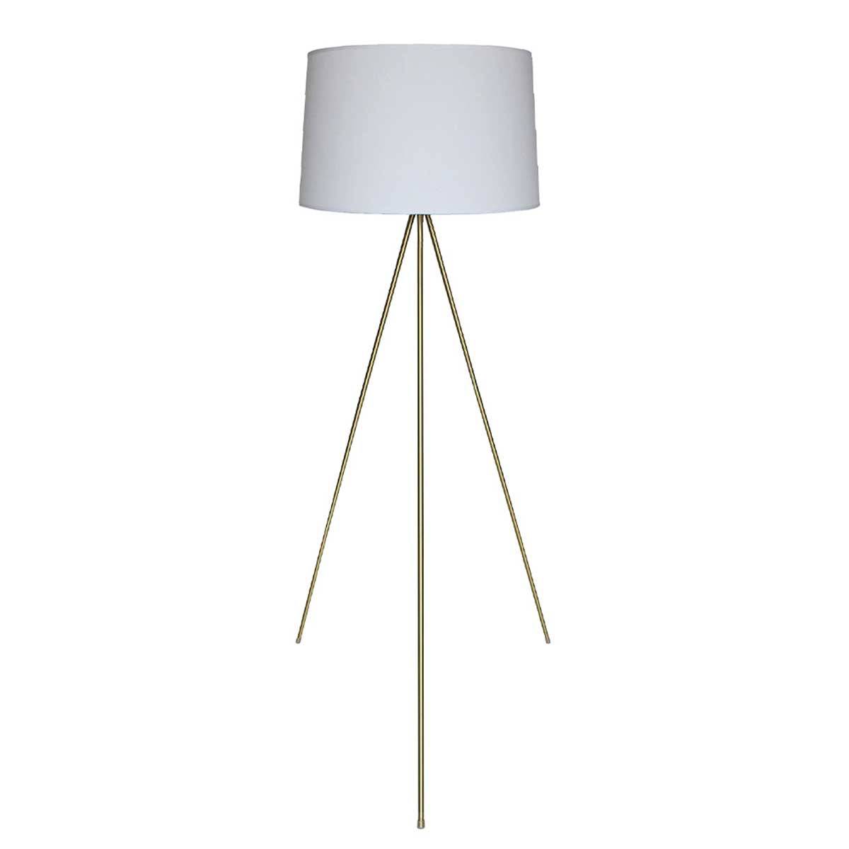Lumisky - Lampadaire salon ELLIA GOLD Or Métal H140CM - Image 1