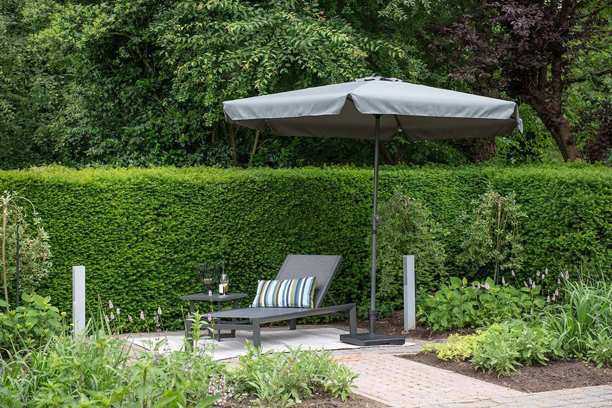 Garden Impressions - Parasol Delta - Ø 300 - noir charbon - gris foncé - Garden Impressions - Image 4