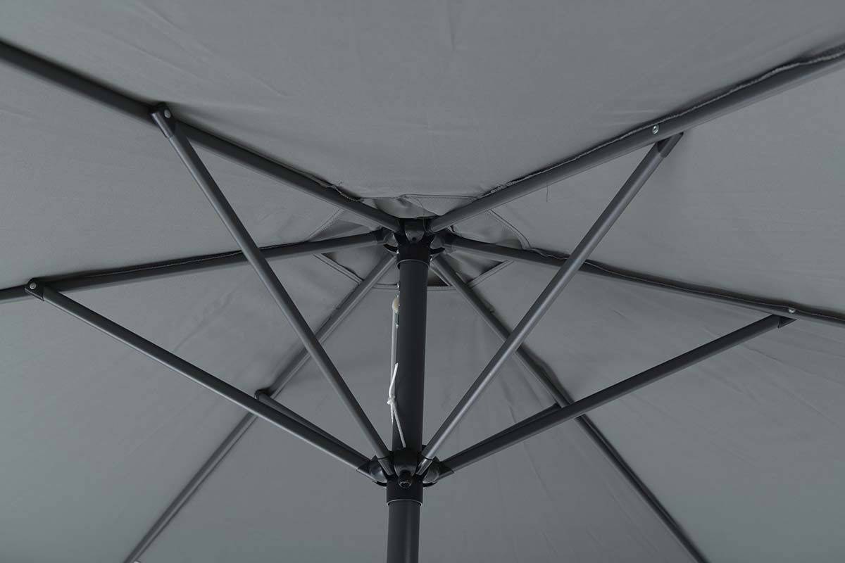 Garden Impressions - Parasol Delta - Ø 300 - noir charbon - gris foncé - Garden Impressions - Image 3