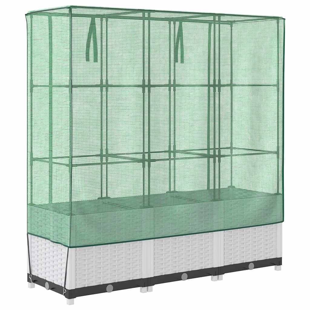 Prolenta Premium - Jardinière polypropylène blanc 120 x 40 x 38 cm - Prolenta premium p362.3 - Image 6