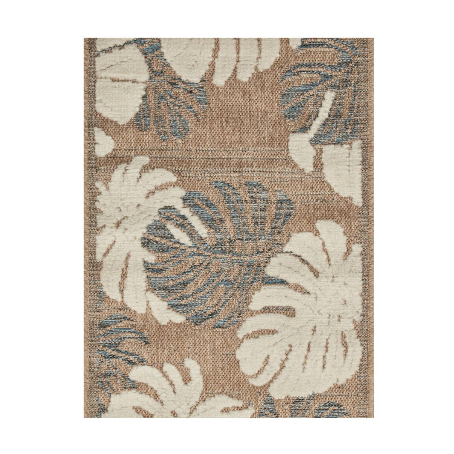 Autre - Tapis intérieur et extérieur en polypropylène marron 160x230cm - Image 1