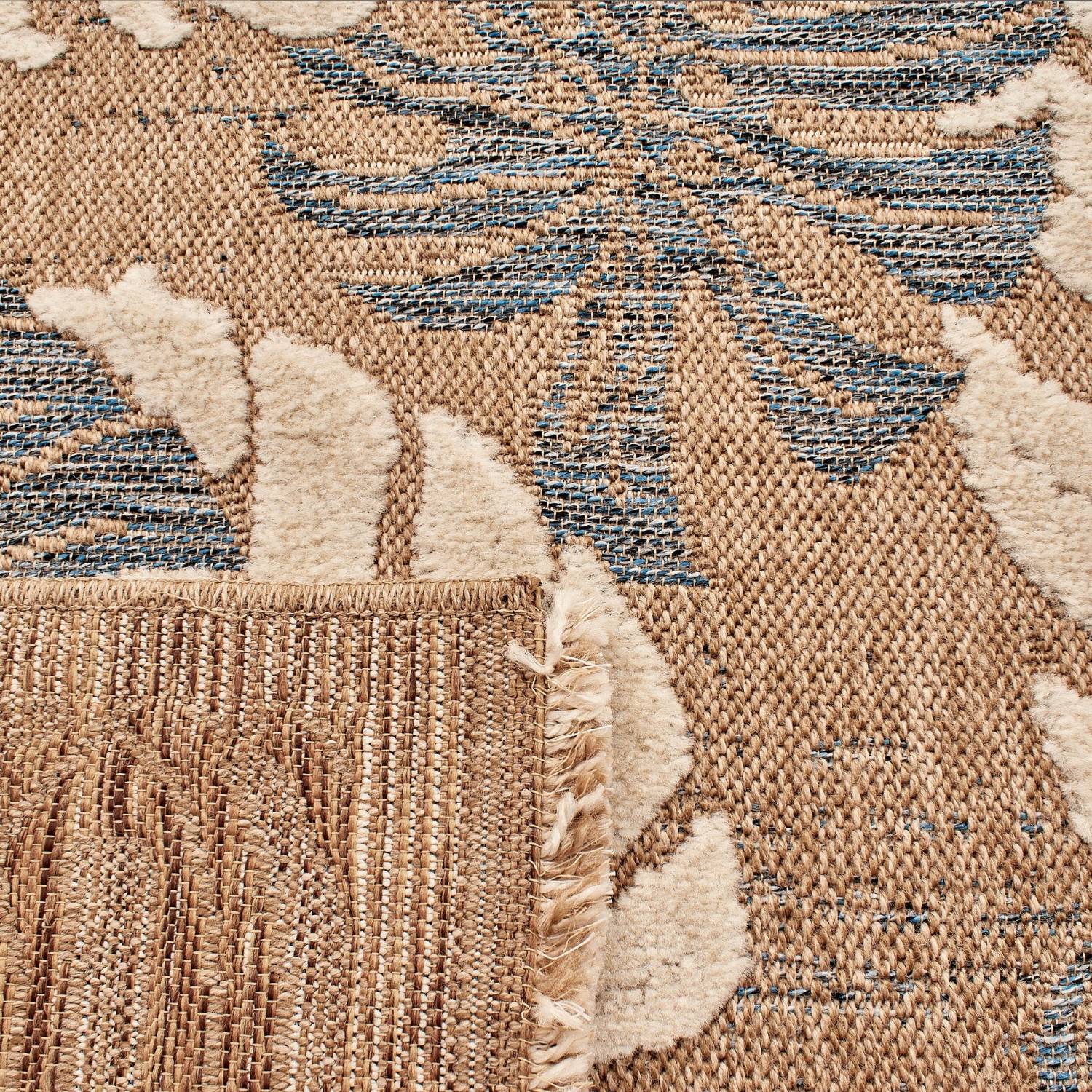 Autre - Tapis intérieur et extérieur en polypropylène marron 160x230cm - Image 3