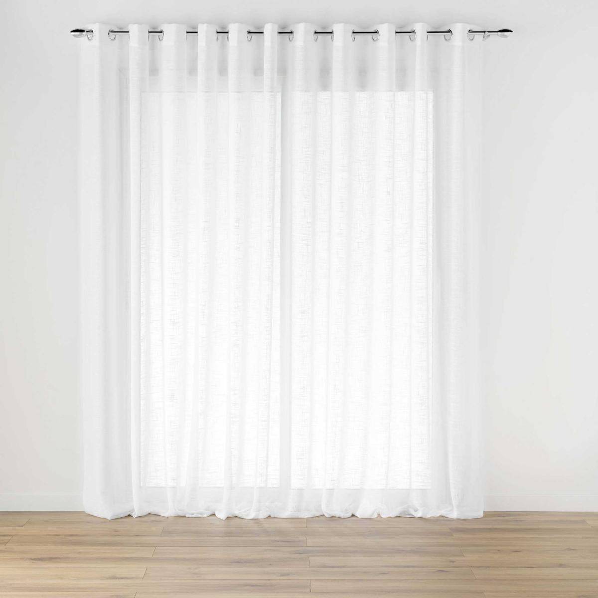 Rideau Voilage "Haltona" 400x240cm Blanc - Image 1