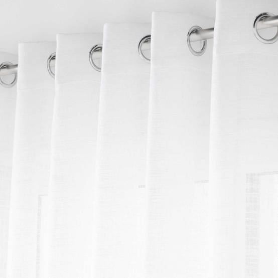 Rideau Voilage "Haltona" 400x240cm Blanc - Image 2