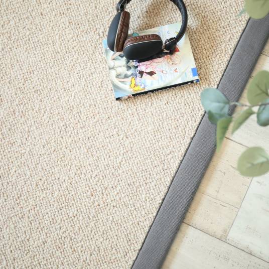 Decoweb - Tapis naturel en pure laine - Latoon grège - Ganse grise - 160 x 230 cm - Decoweb - Image 3