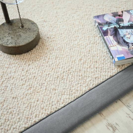 Decoweb - Tapis naturel en pure laine - Latoon grège - Ganse grise - 160 x 230 cm - Decoweb - Image 5
