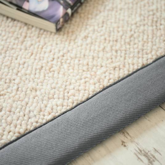 Decoweb - Tapis naturel en pure laine - Latoon grège - Ganse grise - 160 x 230 cm - Decoweb - Image 6