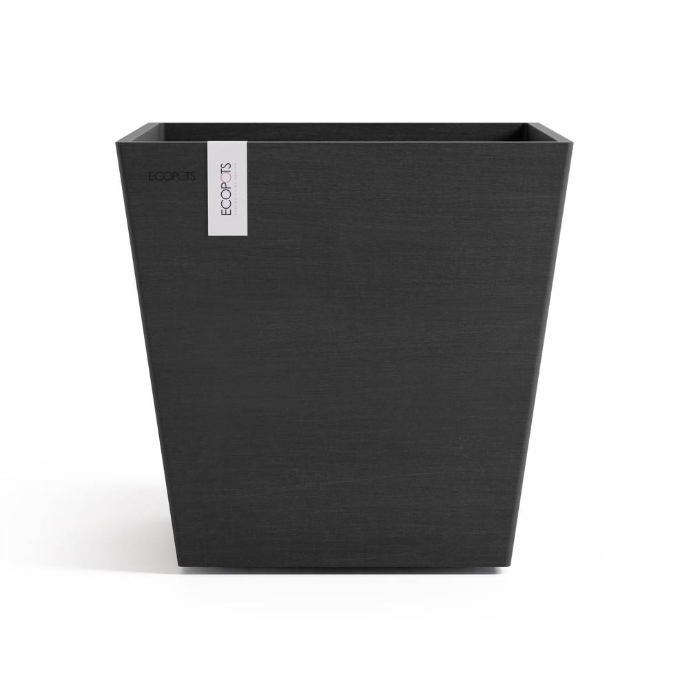 Ecopots - Pot Carré Rotterdam 35 Gris Foncé + réservoir d'eau - 35,2 x 35,2 x H. 34 cm - 30 L ECOPOTS - Image 2