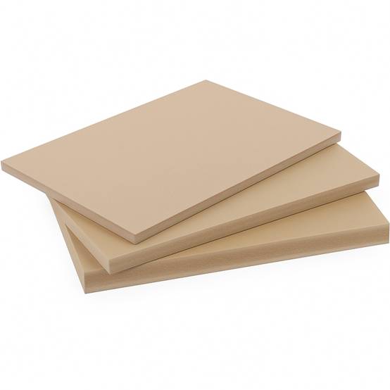 Panneau fibre composite plat et lisse (2 coloris) - Coloris - Beige (sable), Epaisseur - 15 mm, Largeur - 40 cm, Longueur - 80 cm - Image 1