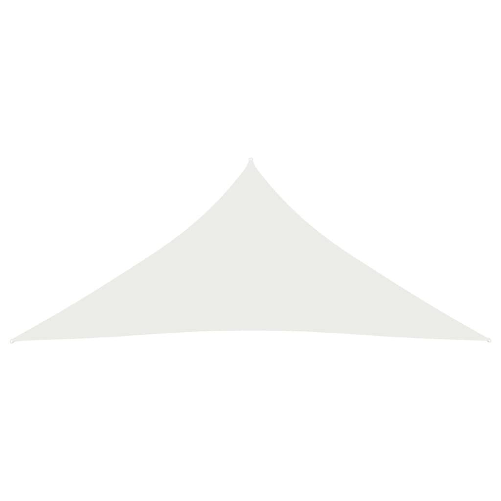 Helloshop26 - Voile toile d'ombrage parasol 160 g/m² PEHD 5 x 6 x 6 m blanc - Image 2