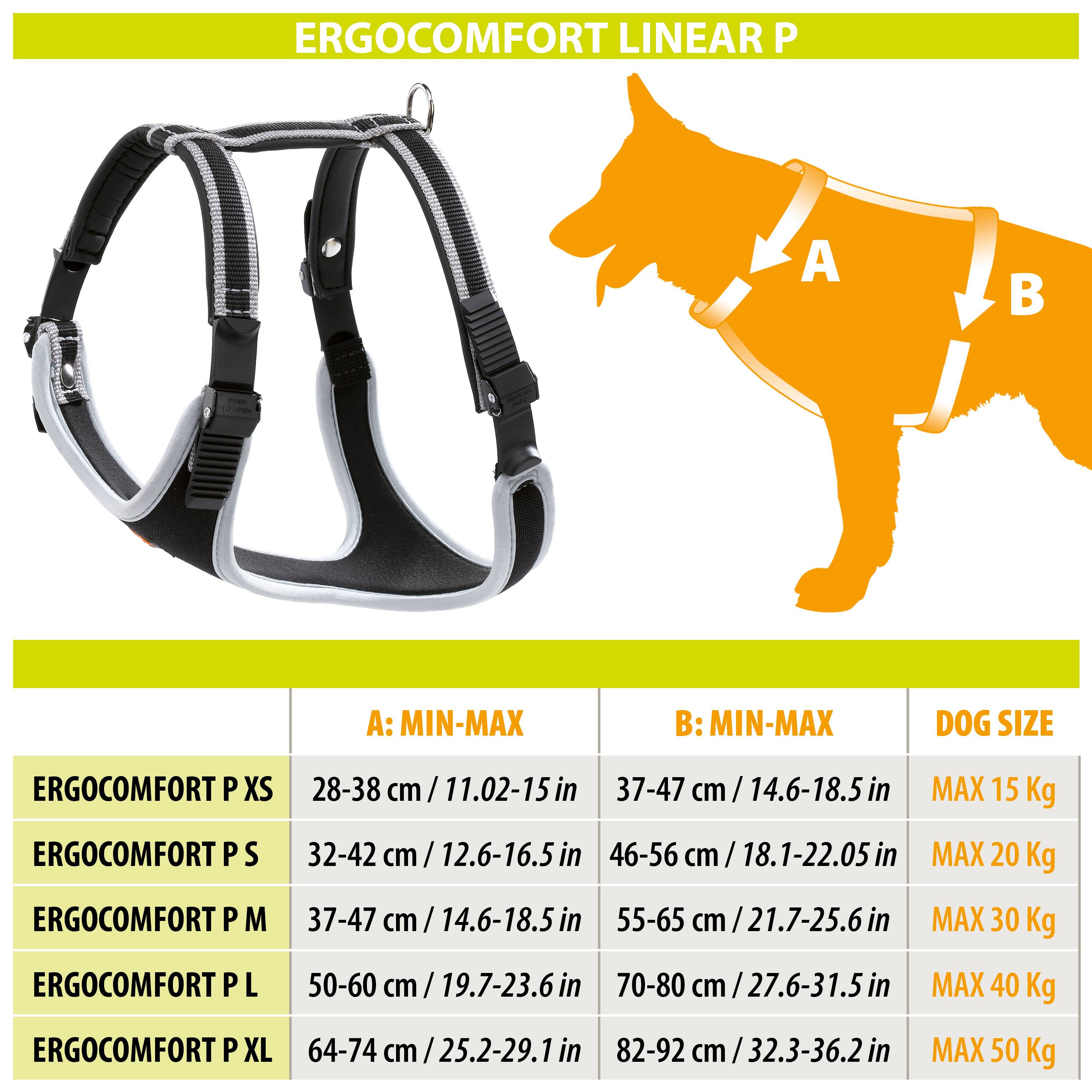 Ferplast - Ferplast Harnais pour Chien Petite Taille ERGOCOMFORT SMALL, Harnais pour Chien Ajustable, Confortable, Rembourré, Fermeture Double Micro-ajustement, - Image 2