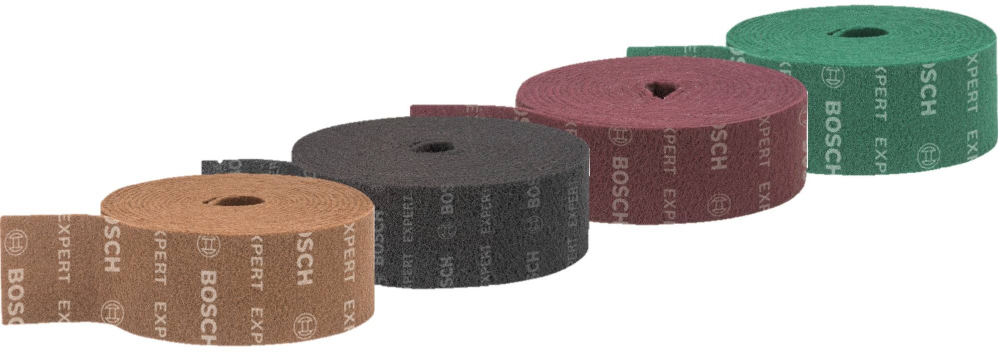 Rouleau abrasif non-tissé Expert N880 150mmx10m Gros A - BOSCH - 2608901234 - Image 1