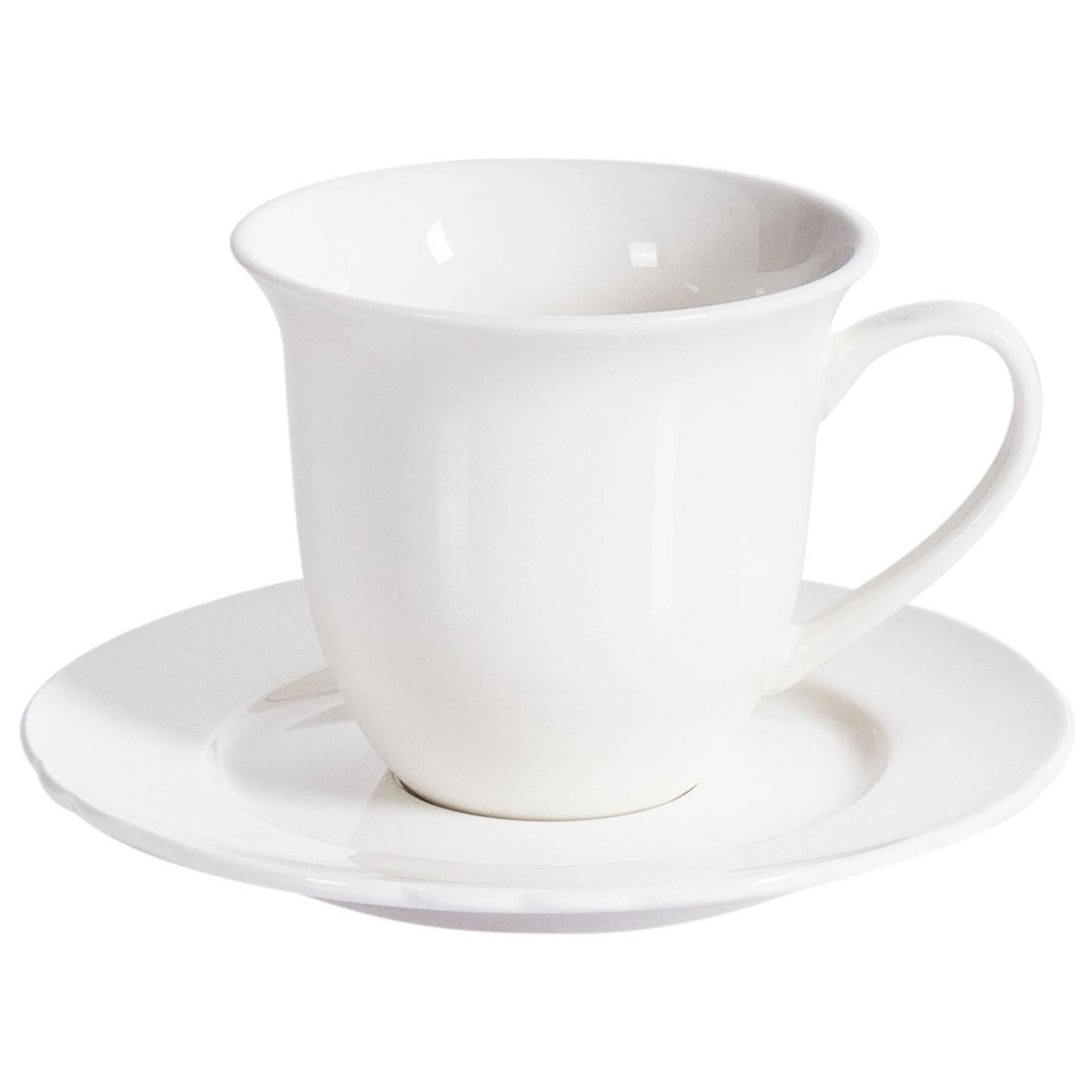 Beliani - Tasses et mugs Porcelaine Blanc ELDERBERRY - 14x14x2- Beliani - Image 3