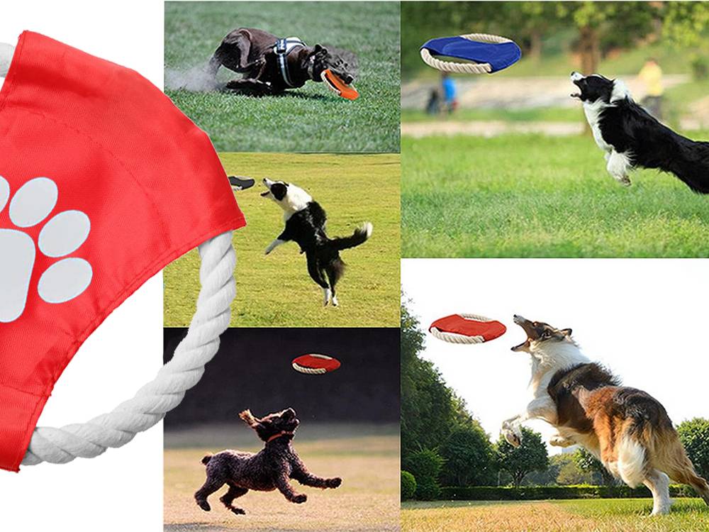 Objet pour chien à mâcher corde frisbee disque - Image 5