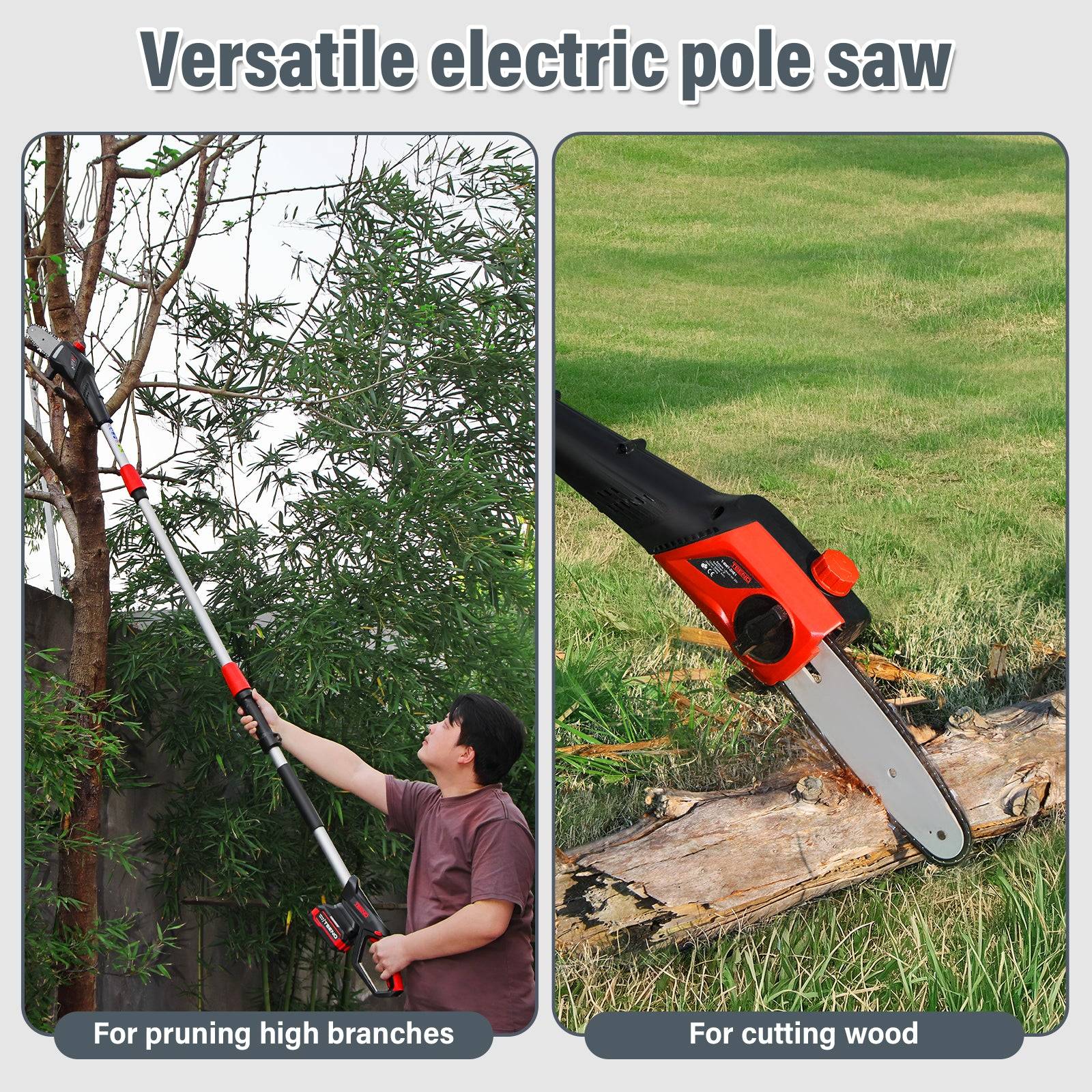 Taille-haie rétractable rechargeable 20 V, batterie 4000mAh, 420mm - Image 5