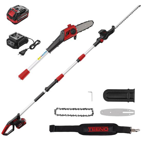 Taille-haie rétractable rechargeable 20 V, batterie 4000mAh, 420mm - Image 1