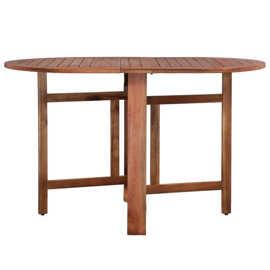 Table de jardin | Table d'extérieur 120x70x74 cm Bois d'acacia massif - Image 3