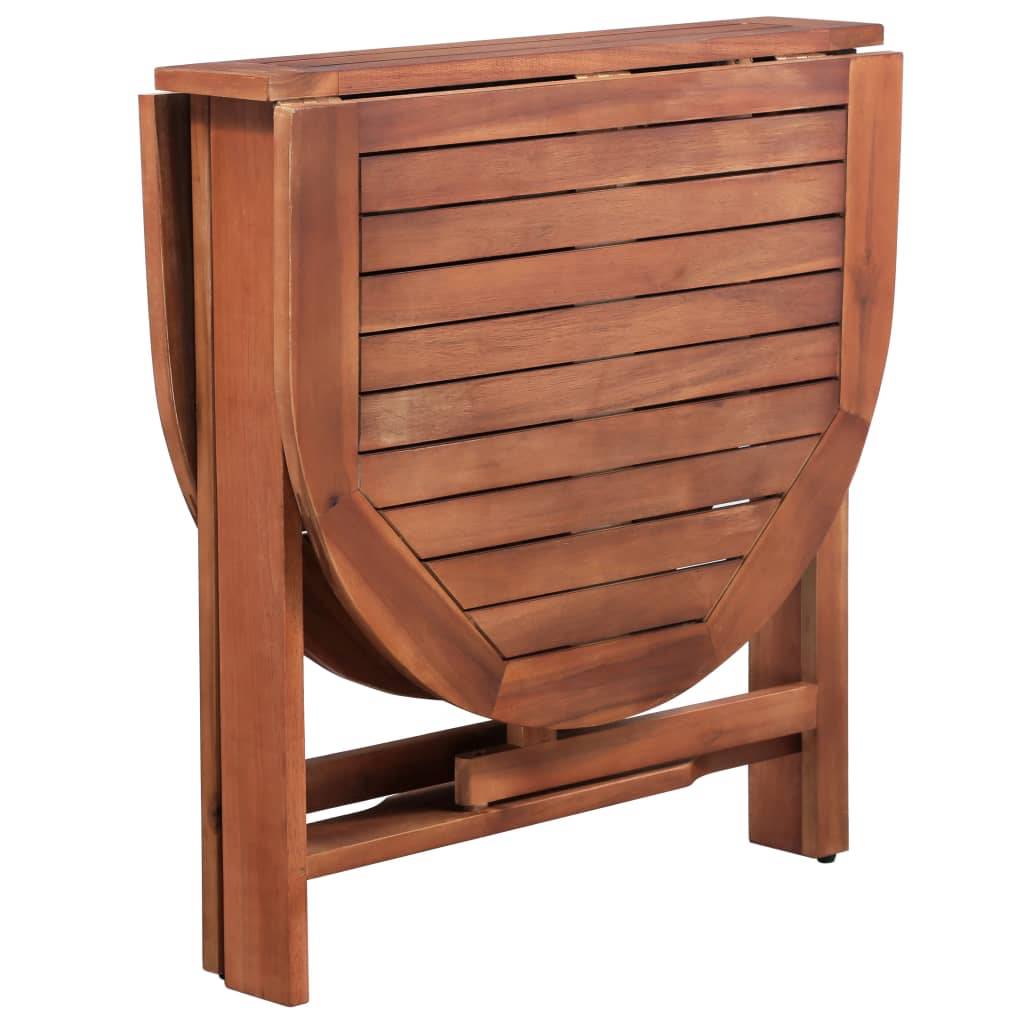 Table de jardin | Table d'extérieur 120x70x74 cm Bois d'acacia massif - Image 5