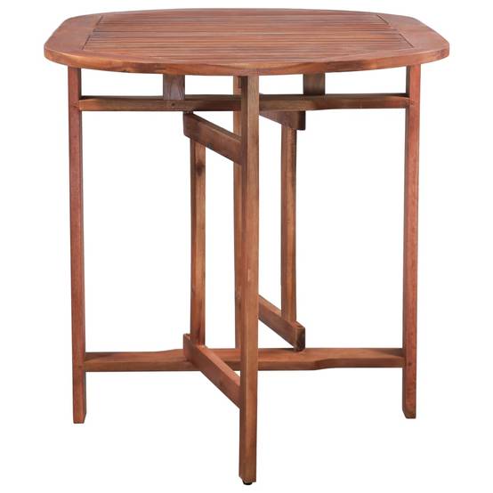 Table de jardin | Table d'extérieur 120x70x74 cm Bois d'acacia massif - Image 4